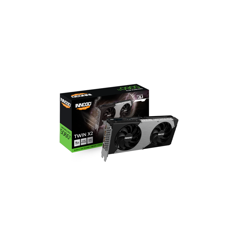 TARJETA GRaFICA INNO3D RTX 5060 TI TWIN X2 OC 16GB