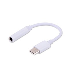 ADAPTADOR USB C A JACK 35 SAVIO AK 35 WHITE