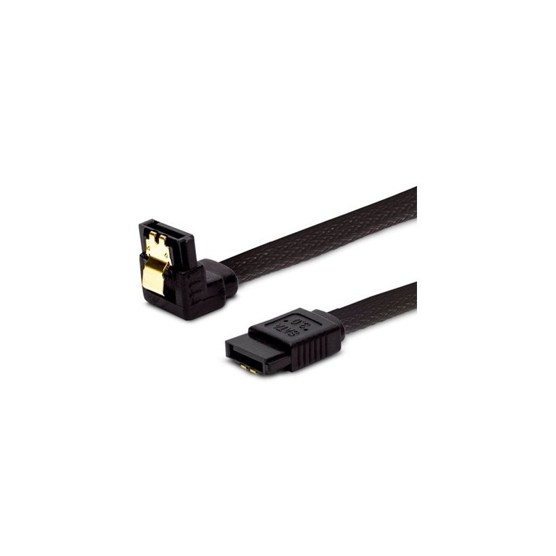 CABLE SATA ANGULAR SAVIO GAK 04 BLACK CABLE SATA ANGULAR SAVIO GAK 04 BLACK