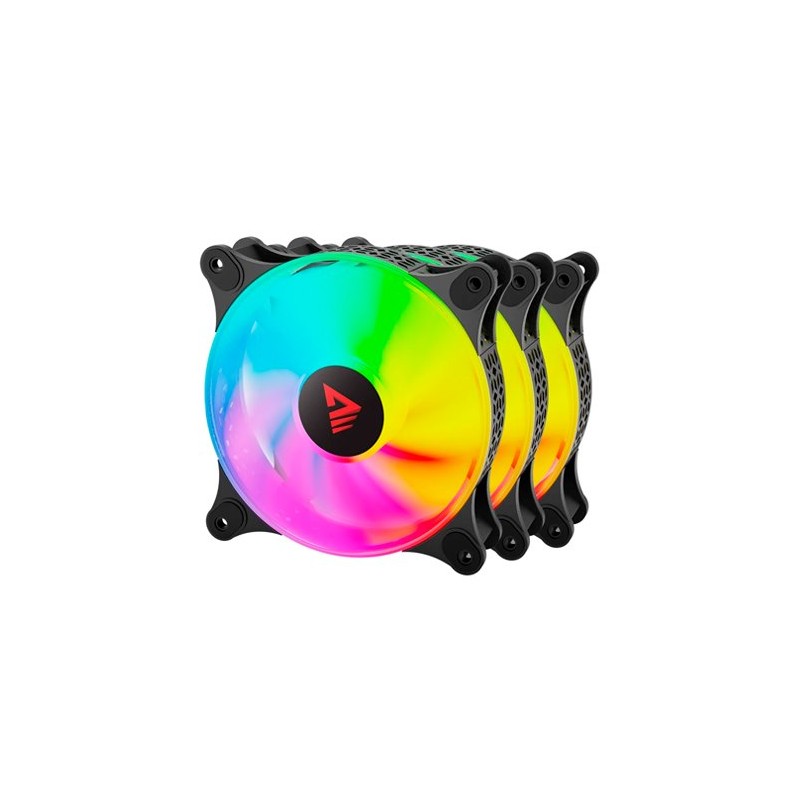 VENTILADOR 120X120 SAVIO BLAST ARGB PACK 3 UDS VENTILADOR 120X120 SAVIO BLAST ARGB PACK 3 UDS