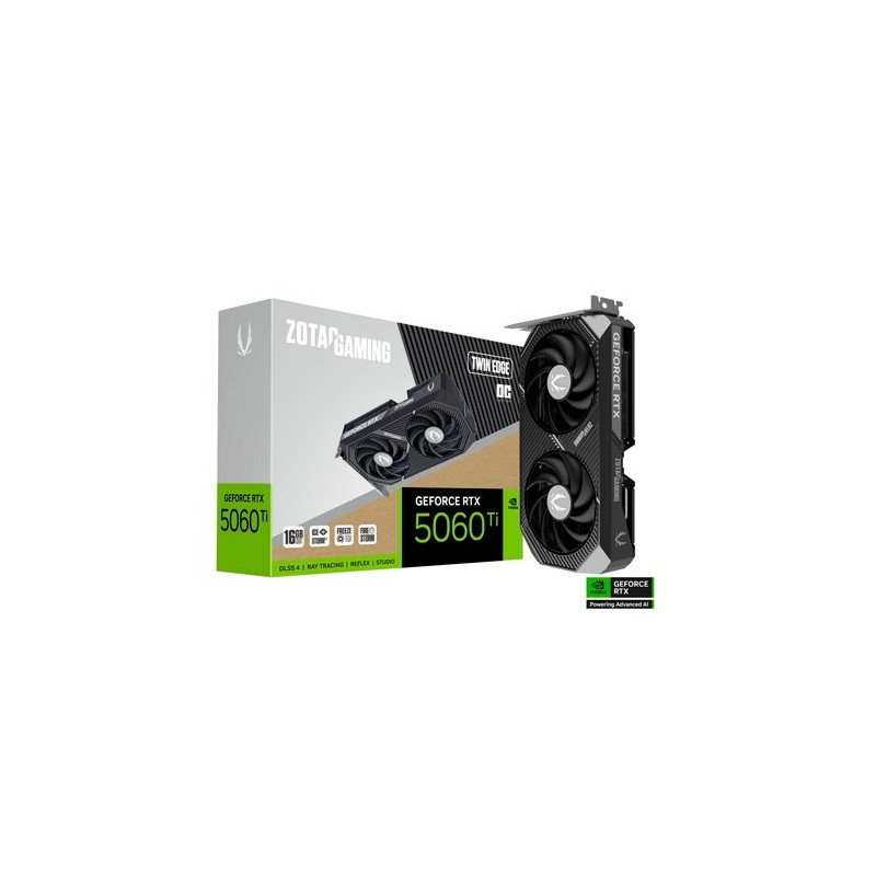 TARJETA GRaFICA ZOTAC RTX 5060TI 16GB TWIN EDGE OC GDDR7 TARJETA GRaFICA ZOTAC RTX 5060TI 16GB TWIN EDGE OC GDDR7