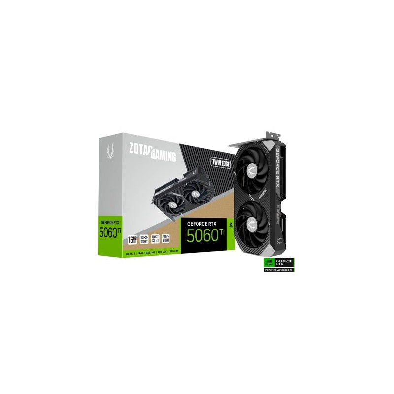 TARJETA GRaFICA ZOTAC RTX 5060TI 16GB TWIN EDGE GDDR7
