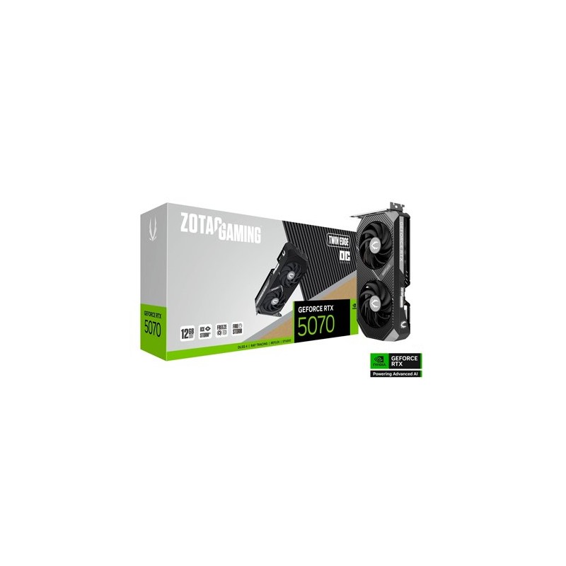 TARJETA GRaFICA ZOTAC RTX 5070 TWIN EDGE OC 12GB TARJETA GRaFICA ZOTAC RTX 5070 TWIN EDGE OC 12GB