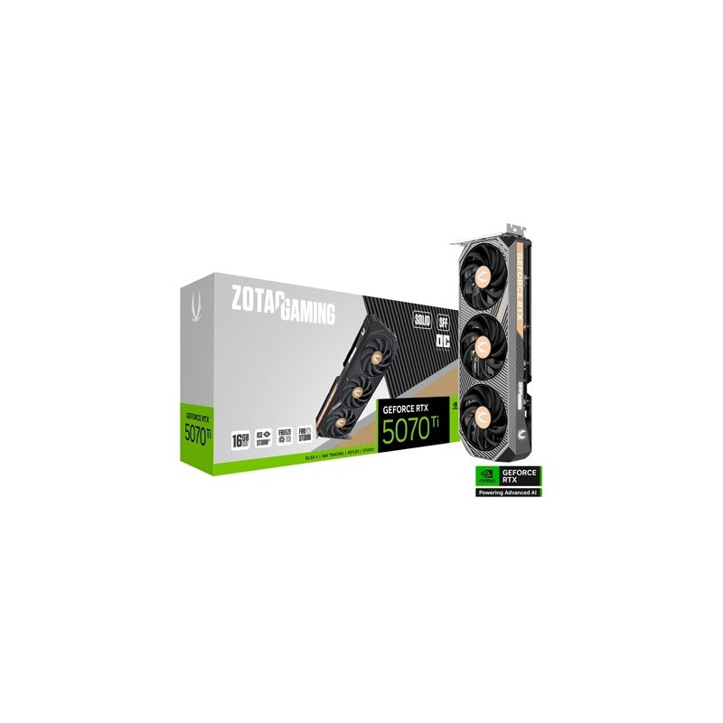 TARJETA GRaFICA ZOTAC RTX 5070TI SOLID SFF OC 16GB