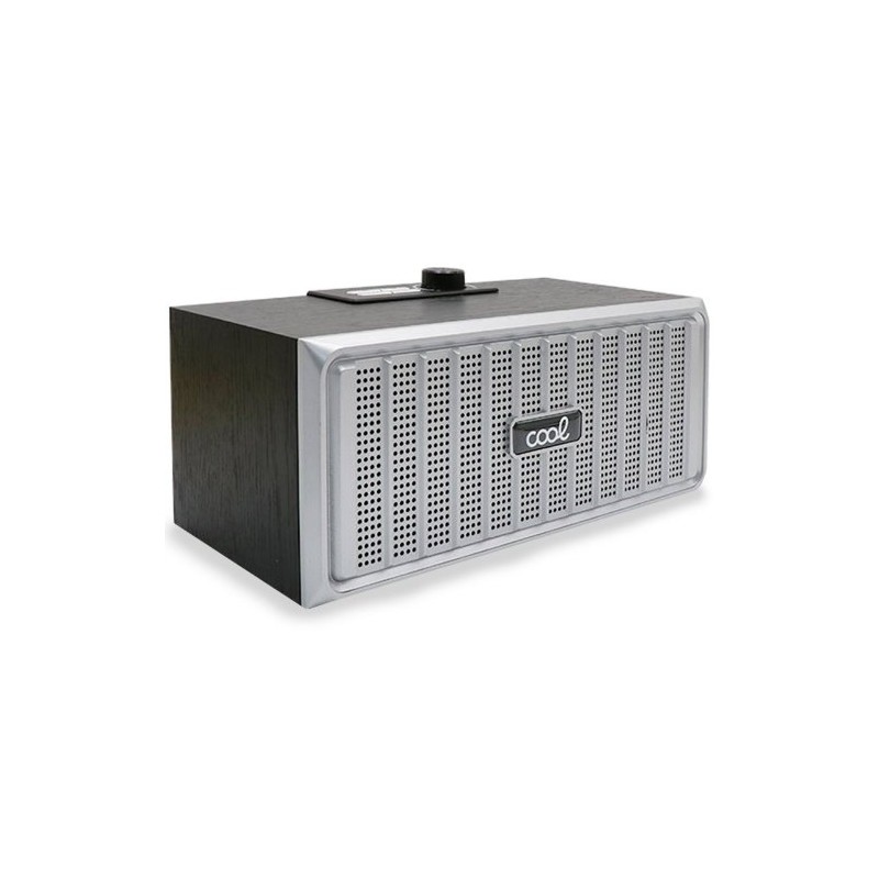 ALTAVOZ BLUETOOTH COOL RETRO 20W NEGRO PLATA ALTAVOZ BLUETOOTH COOL RETRO 20W NEGRO PLATA
