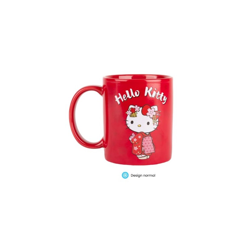 TAZA TERMOSENSIBLE KONIX HELLO KITTY KIMONO TAZA TERMOSENSIBLE KONIX HELLO KITTY KIMONO