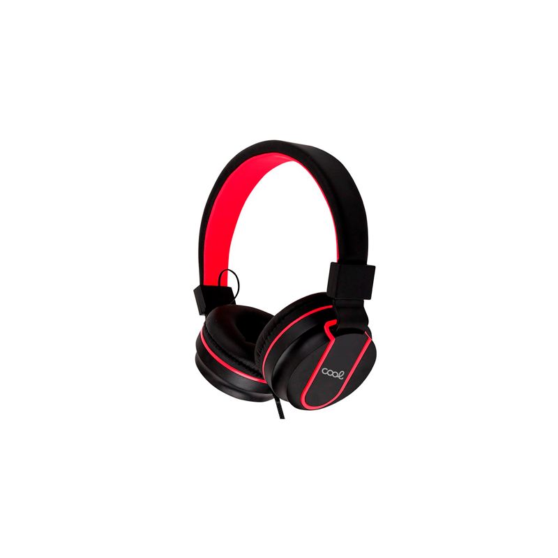 AURICULARES CASCOS COOL TORONTO BLACK RED AURICULARES CASCOS COOL TORONTO BLACK RED