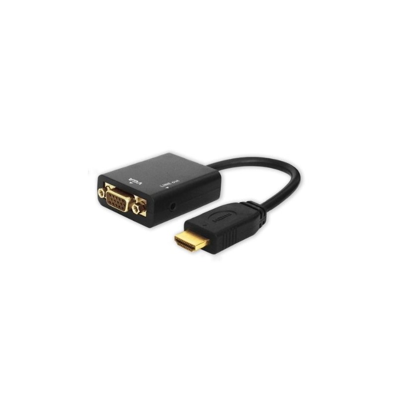 ADAPTADOR HDMI M A VGA H CON AUDIO SAVIO CL 23