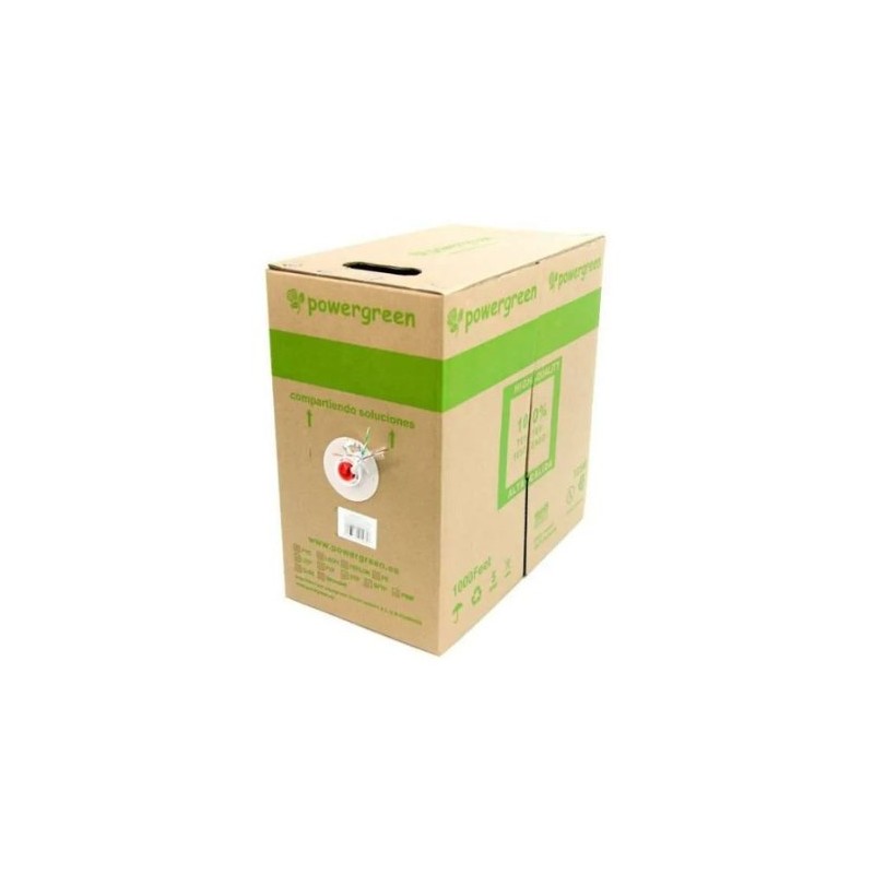 BOBINA DE CABLE PEPEGREEN CAT6 100M EXTERIOR BOBINA DE CABLE PEPEGREEN CAT6 100M EXTERIOR