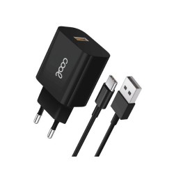 CARGADOR COOL USB C 12W 24 AMP BLANCK CABLE 2M
