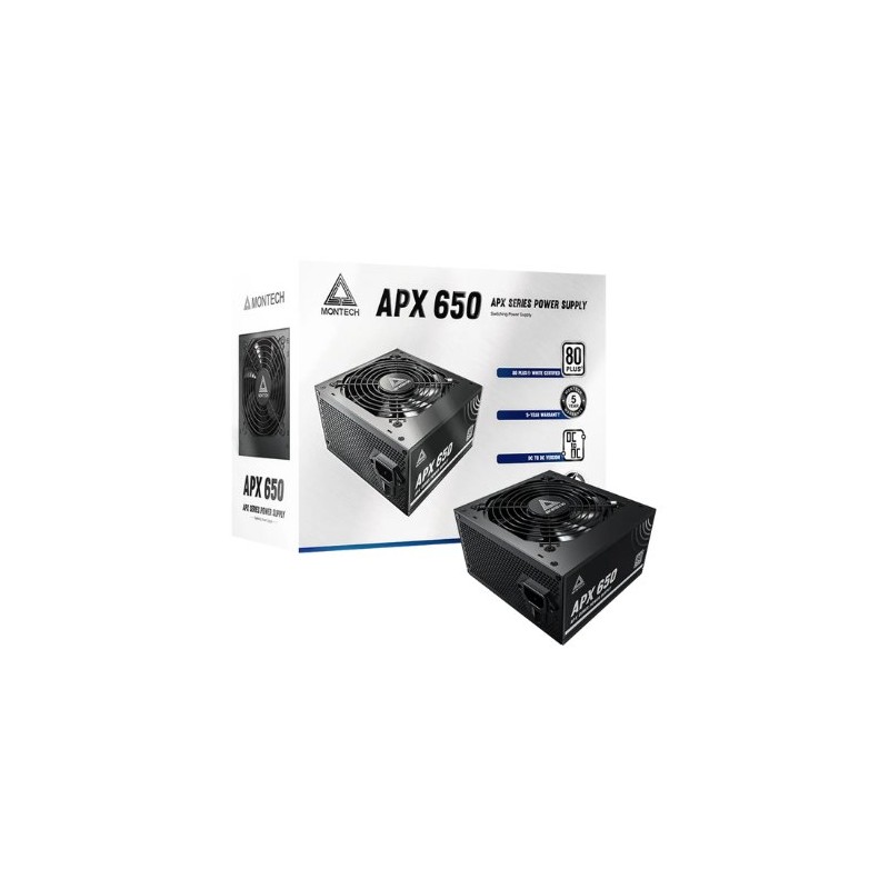 FUENTE DE ALIMENTACION ATX 650W MONTECH APX650 FUENTE DE ALIMENTACION ATX 650W MONTECH APX650