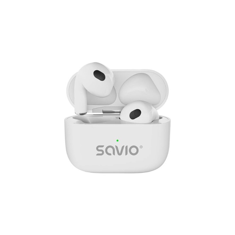 AURICULARES INALAMBRICOS SAVIO TWS 01 PRO WHITE
