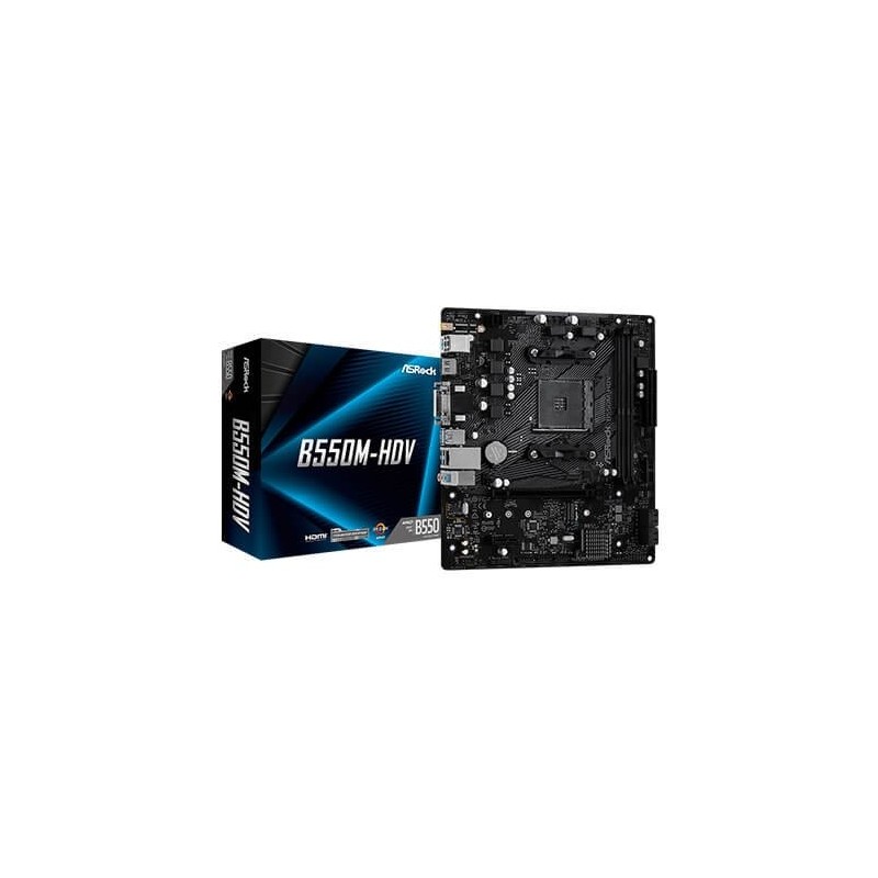 PLACA BASE ASROCK AM4 B550M HDV