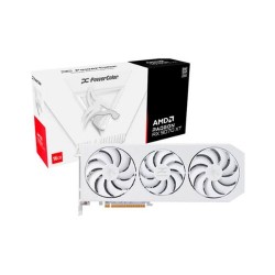 TARJETA GRaFICA POWERCOLOR RX 9070XT 16GB HELLHOUND WHITE